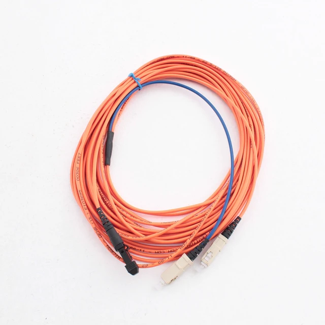 Alt view image 3 of 3 - 10M Leviton Fiber Optic Multi-Mode Duplex Patch Cable Cord MT-RJ DX-SC 498MC-M10