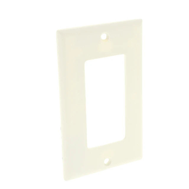 Alt view image 2 of 3 - Cooper 2151LA Light Almond Single Gang Decorator Wall Plate