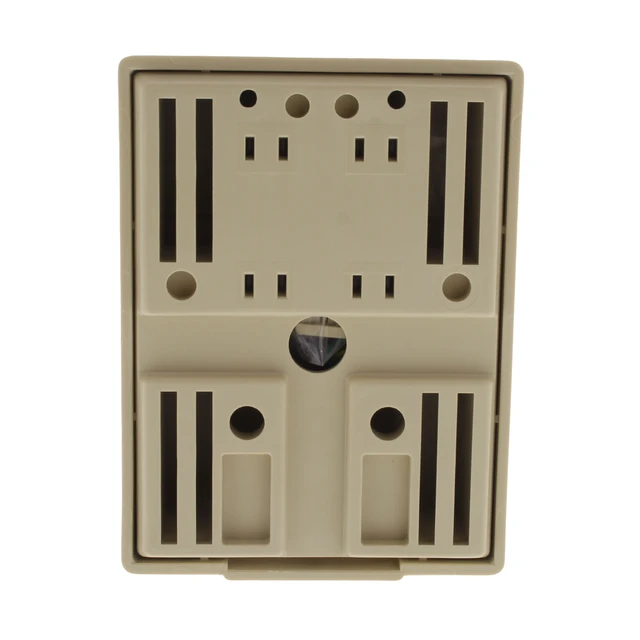 Alt view image 2 of 4 - Leviton Telephone Type 104 Surface Wall Jack Almond 41046-IDA
