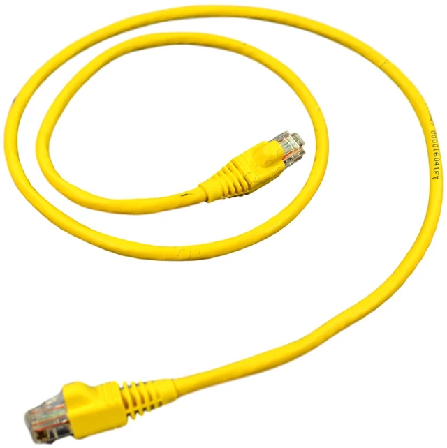 Main image of Yellow Cat 5e 3 ft Patch Cord Network Cable Booted Cat5e AG500-03Y