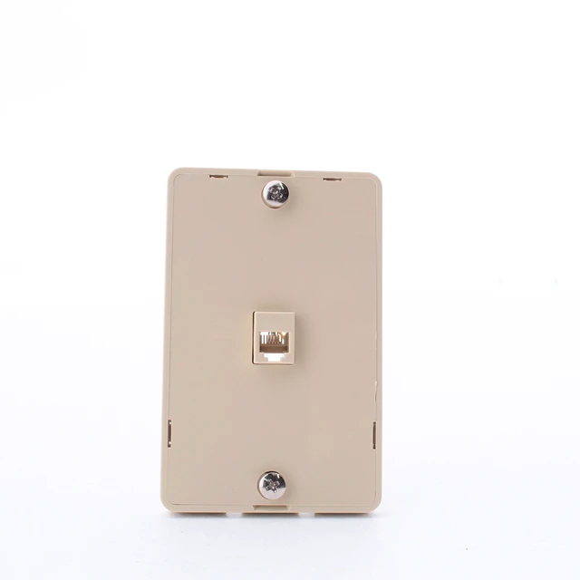 Alt view image 2 of 3 - Leviton 1 Port Phone Faceplate