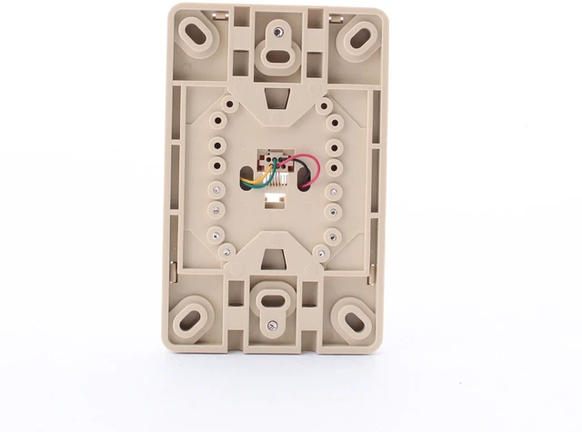Alt view image 3 of 3 - Leviton 1 Port Phone Faceplate
