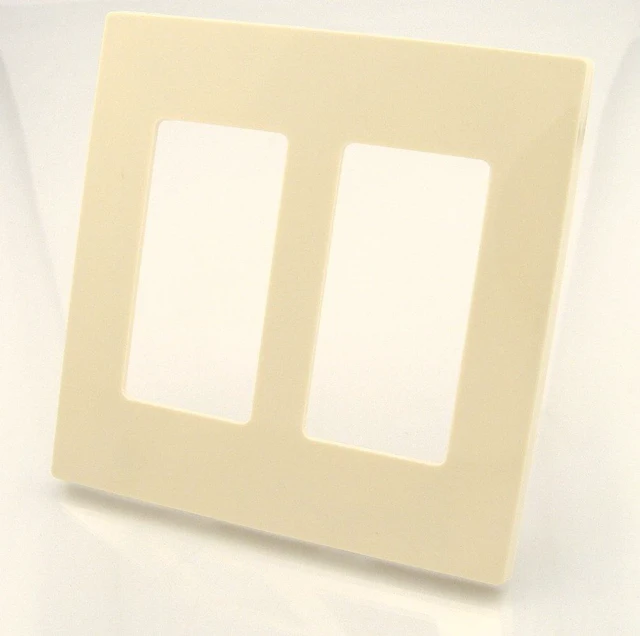 Main image of Leviton 2 Socket Faceplate