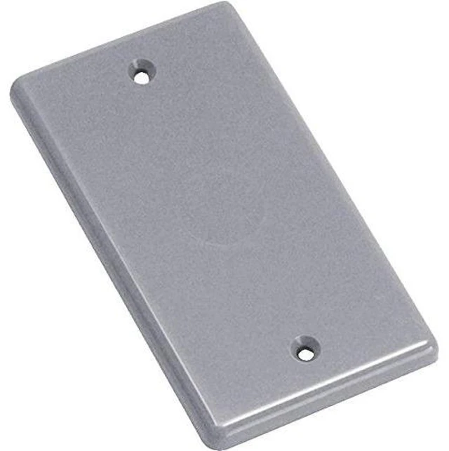 Main image of Carlon Outlet Box Cover Blank 1 Gang HB1BL
