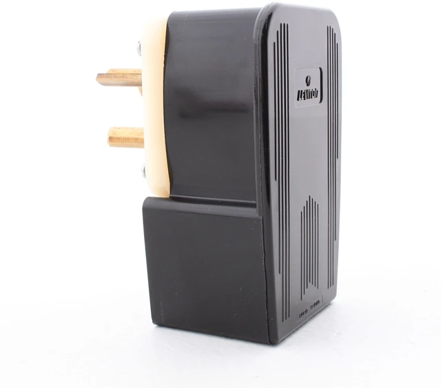 Alt view image 3 of 4 - Leviton 9730-P Straight Blade Right Angle Plug, Industrial Grade, NEMA 7-30P, 30 Amp 277 Volt, Black