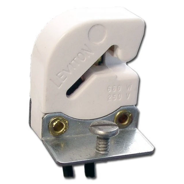 Alt view image 2 of 2 - Leviton LHo352 Linear Flourescent Lampholder T8 Only 486