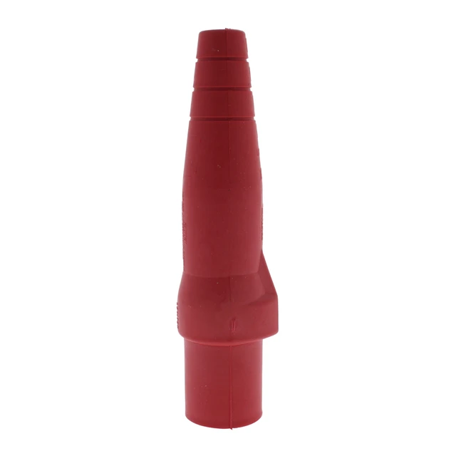 Alt view image 3 of 4 - Leviton Insulator Sleeve for Male Cam-Type Detachable Plug, 16 Series, Taper Nose, 16SDM-14R, Red