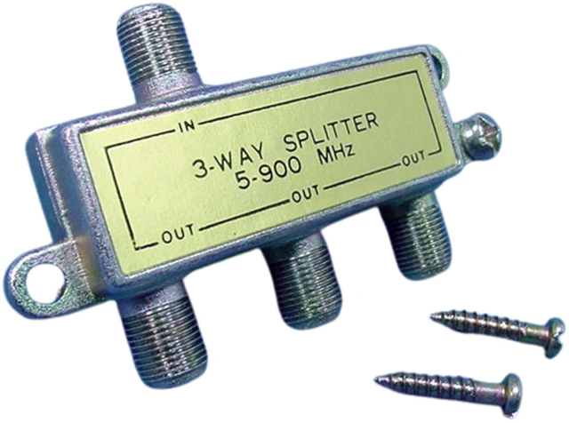 Main image of Leviton GOLD 900 MHz Leviton 3-Way Video Distribution Splitter 40987-3