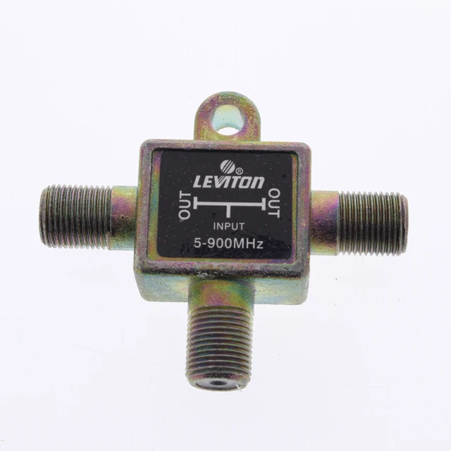 Main image of Leviton 2-Way Video 75-0hm Splitter C5002