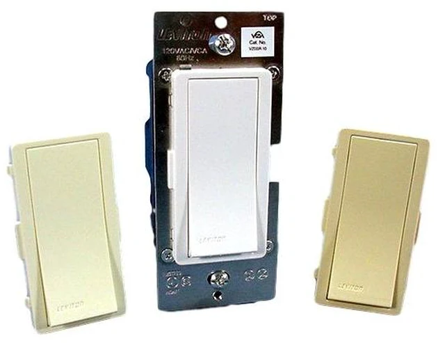 Main image of White/Ivory/Almond Vizia 120V Light Switch Remote No LED VZ0SR-10X