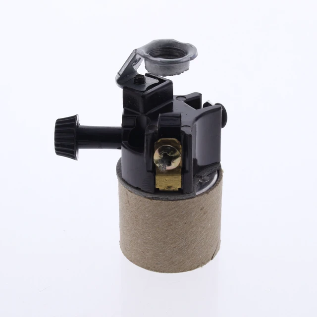 Alt view image 4 of 4 - Leviton 9805-A Removable One Leg Hickey Medium Base Candle Light Socket