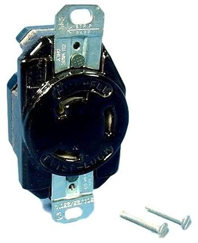 Main image of Leviton Industrial Grade Non-NEMA Twist Turn Locking Single Receptacle Outlet 30A 125/250V 3330-000
