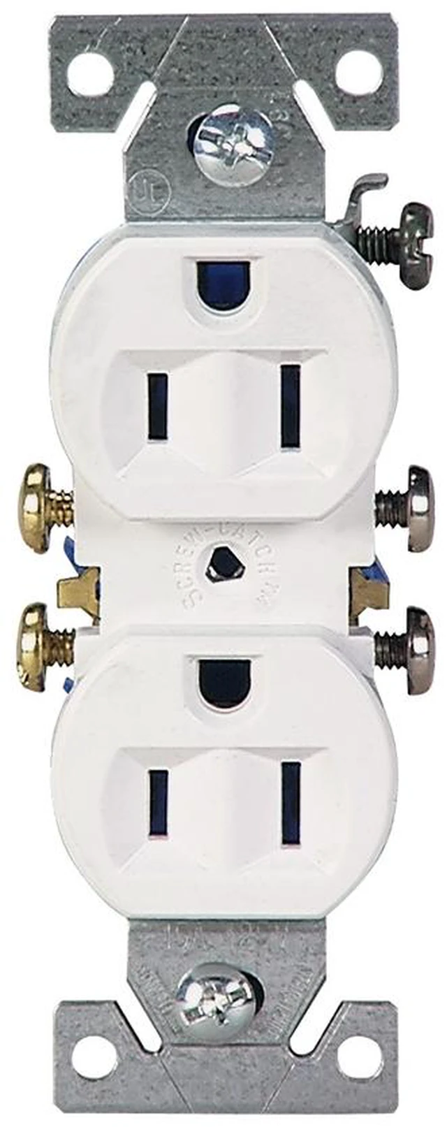 Main image of Cooper 270W White Duplex Receptacle Outlet 15A 125V (Pack of 10)