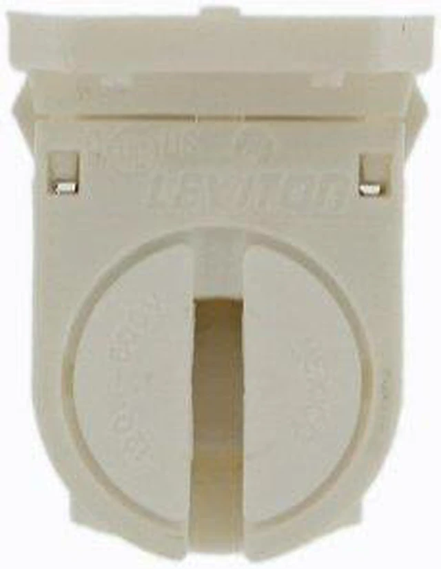 Main image of Leviton 23654-SNP Miniature Bi-Pin T5 Dedicated Shunted Snap-In Slide-On Fluorescent Lampholder