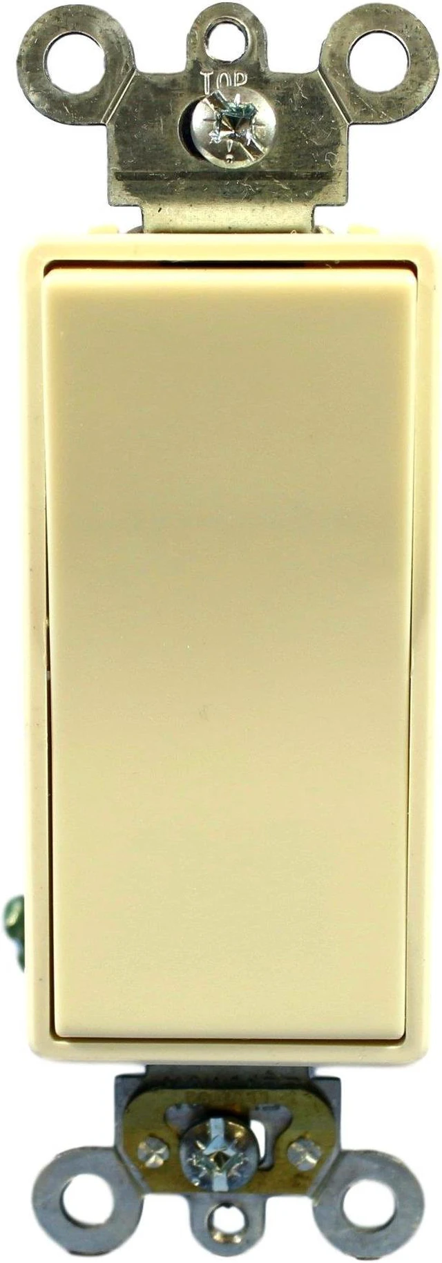 Main image of Leviton 5621-2A Almond Decora Plus Single Pole Rocker Light Switch 20A