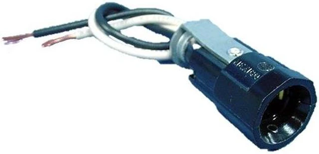 Main image of Leviton 10014-500 Candelabra Single-Leg Hickey Phenolic Light Socket