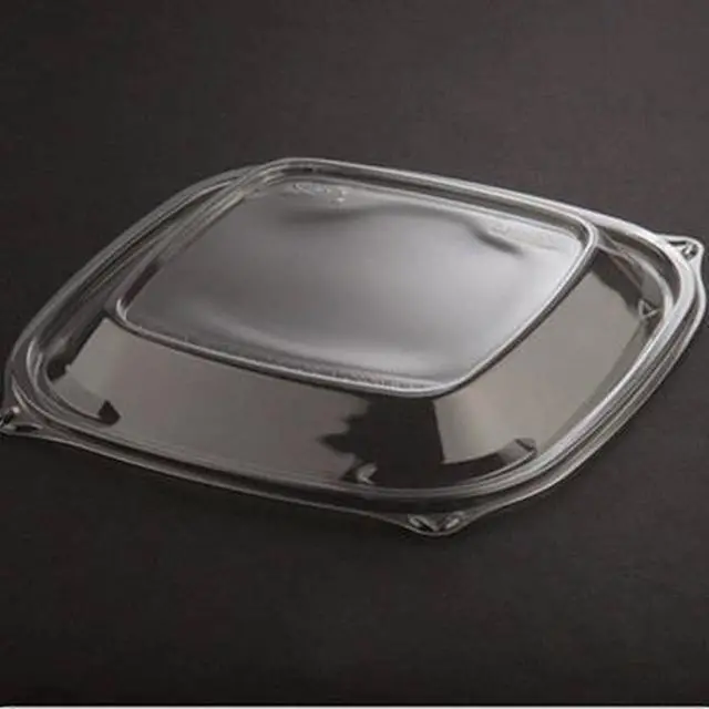 Main image of Dart PresentaBowls Pro Square Lids f/24-32oz Bowls Clear 8.5x8.5 63/Bag 4 Bag/CT