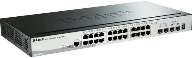 Alt view image 2 of 10 - D-LINK BUSINESS DGS-1510-28X SmartPro 24Port Gigabit Switch