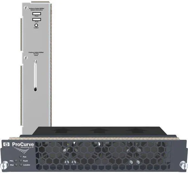 Main image of HPE JG553A X712 Back (Power Side) to Front (Port Side) Airflow High Volume Fan Tray
