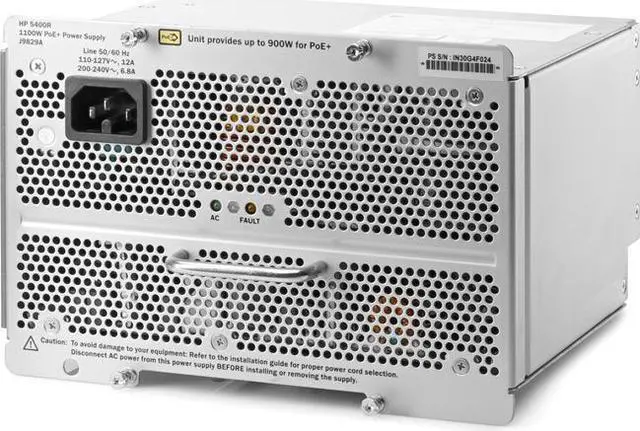 Alt view image 6 of 7 - HP 5400R 1100W POE+ ZL2 POWER SUPPLY