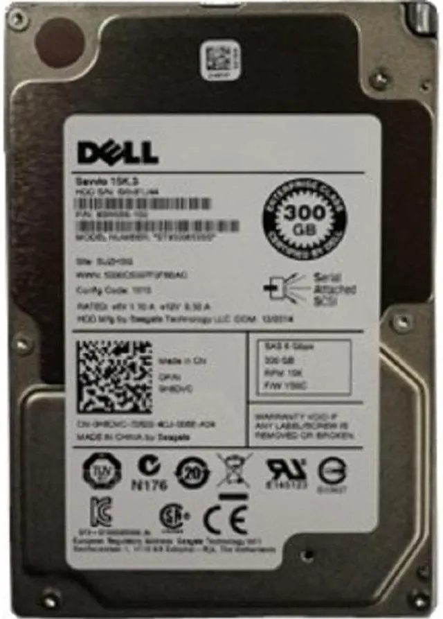Alt view image 4 of 13 - Dell H8DVC 300GB 15K SAS 2.5" Hard drive