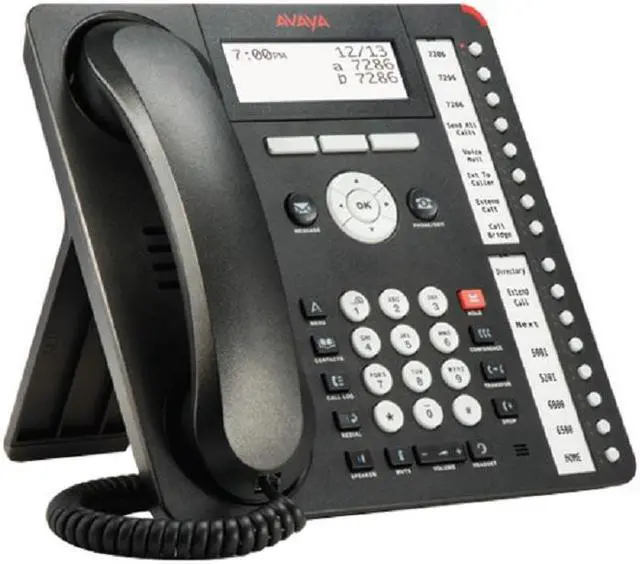 Alt view image 5 of 13 - Avaya 700469869 1416 Standard Phone - Black
