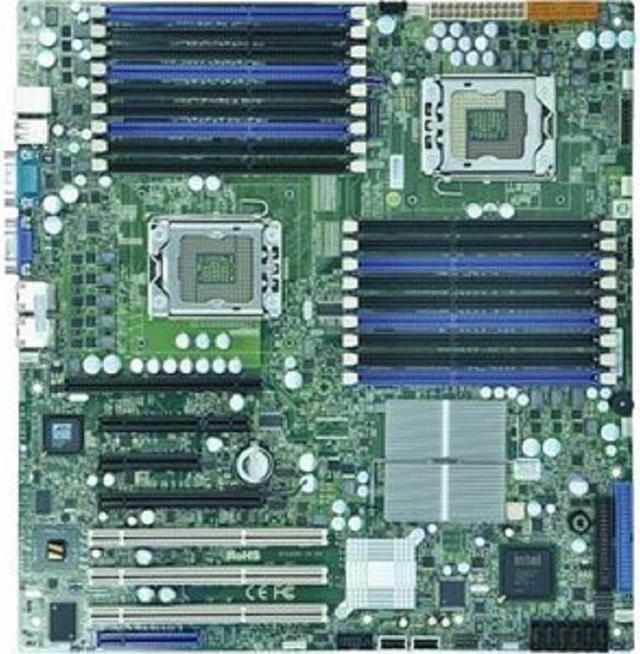 Refurbished: SUPERMICRO X8Dtn+ Lga1366 Dual Xeon 5520 Sockets Max