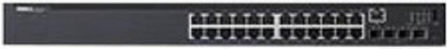 Alt view image 6 of 10 - Dell 463-7254 Dell N1524 Ethernet Switch - 24 Ports - Manageable - Stack Port - 4 x Expansion Slots - 1000Base-T, 10GBase-X - Uplink Port - 24, 4 x Network, Expansion Slot - Twisted Pair, Optical