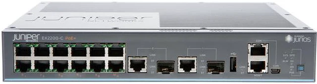 Alt view image 3 of 3 - Juniper EX2200-C-12T-2G EX2200-C Layer 3 Switch
