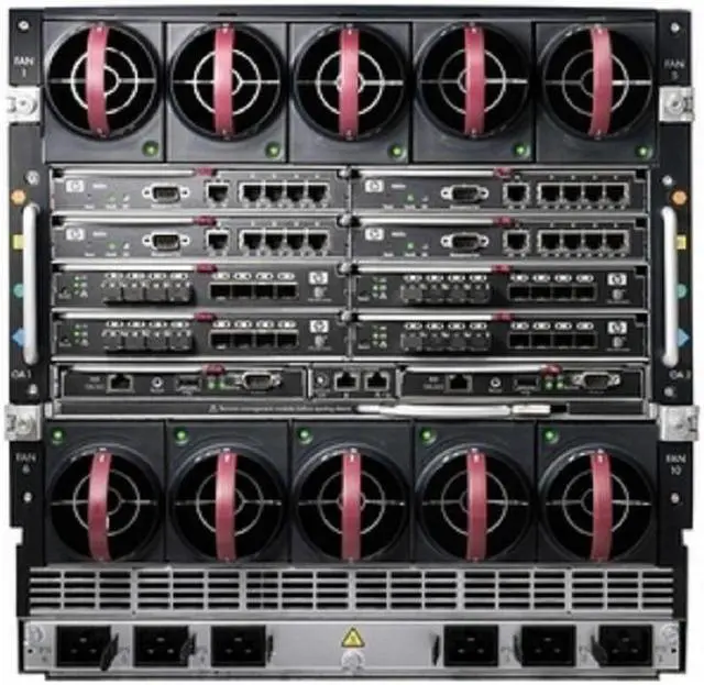 Alt view image 2 of 3 - HP 412133-B21 c7000 Three-Phase Enclosure