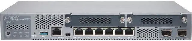 Alt view image 6 of 7 - Juniper Networks - SRX320 - Juniper SRX320 Router - 6 Ports - PoE Ports - Management Port - 4 Slots - Gigabit Ethernet -