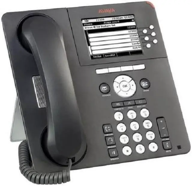 Alt view image 3 of 3 - Avaya 700504845 One-X 9611G IP Phone - Wall Mountable, Desktop - Gray