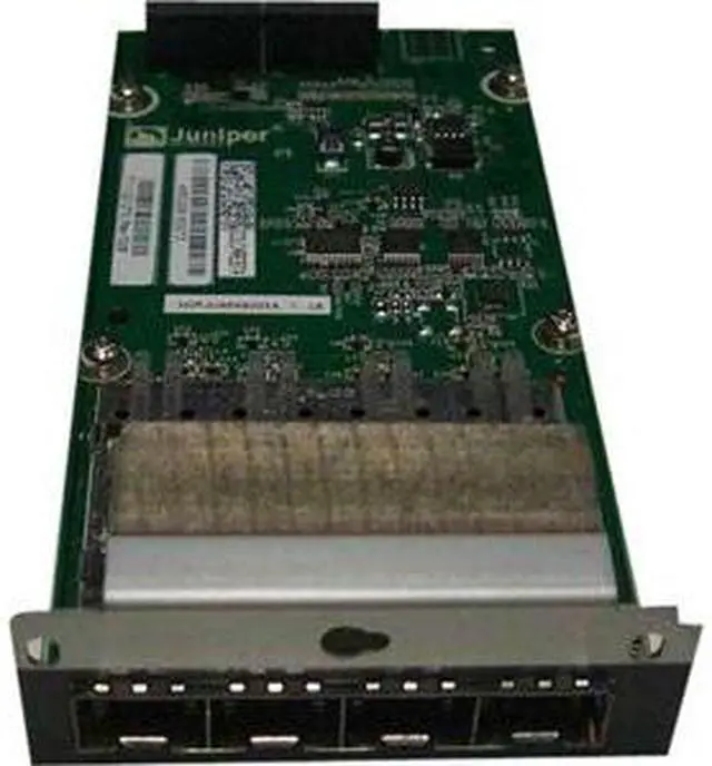 Alt view image 6 of 7 - Juniper 4-port GbE SFP Module