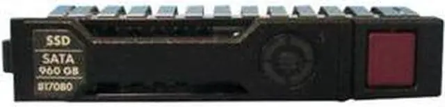 Alt view image 3 of 3 - HP 817080-001 960Gb Hot-Plug Solid State Drive (Ssd) - Sata Interface, Read Intensive-3 (Ri), 6Gb/Sec Transfer Rate, 2.5-Inch Small Form Factor (Sff), Smart Carrier (Sc), Power Loss Protection (Plp)