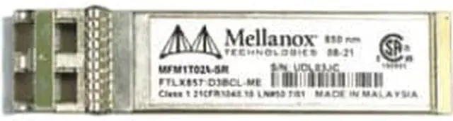 Alt view image 4 of 5 - Mellanox MFM1T02A-SR SFP+ Optical Module for 10GBASE-SR