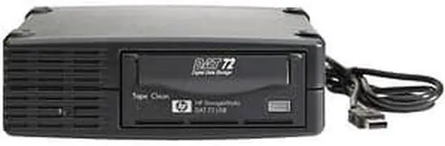 Alt view image 2 of 3 - HP DW027A 72GB DAT-72 USB External Tape Drive
