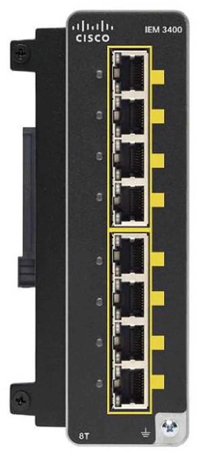 Alt view image 2 of 3 - Cisco Catalyst IE3400 Rugged 8 Port GE Adv Exp Module