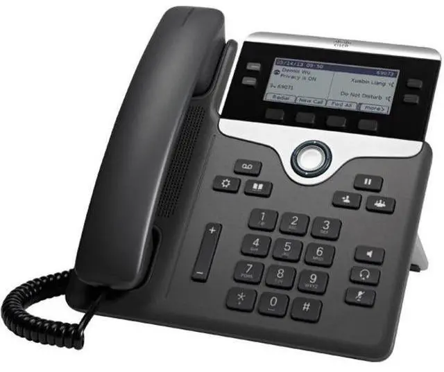 Alt view image 4 of 5 - Cisco CP-7841-W-K9= 7841 IP Phone - Corded - White
