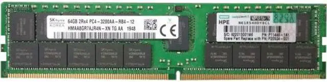 Main image of HPE P20504-001 SmartMemory 64GB DDR4 SDRAM Memory Module