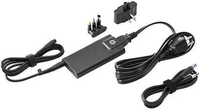 Alt view image 3 of 3 - HP 65W SLIM USB AC ADAPTER