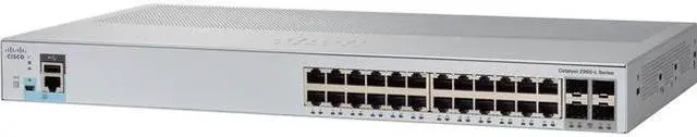 Alt view image 4 of 4 - Cisco Catalyst WS-C2960L-24TS-LL Ethernet Switch