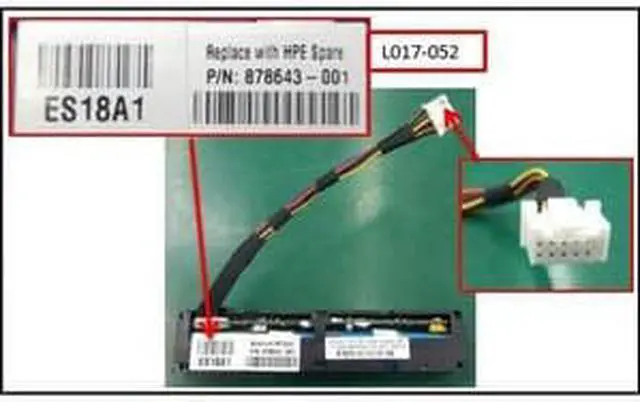 Alt view image 2 of 4 - 875241-B21/878643-001/815983-001-HPE 96W FBWC Smart Storage Battery