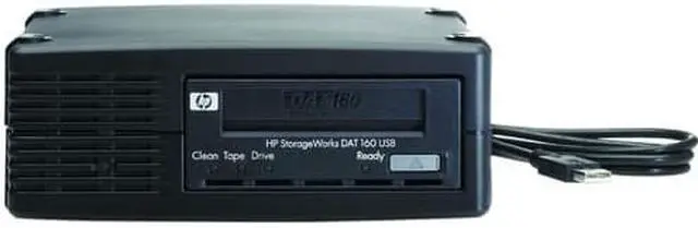 Alt view image 2 of 3 - HP Q1581A 160GB dat-160 USB External Tape Drive