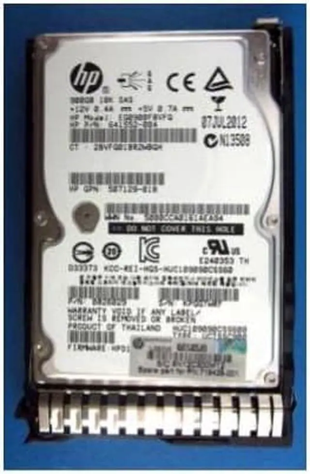 Alt view image 2 of 2 - HPE 719429-001 900 GB Hot-swap HDD - 2.5" - Enterprise - SAS 6Gb/s - 10,000 rpm - HP SmartDrive Carrier