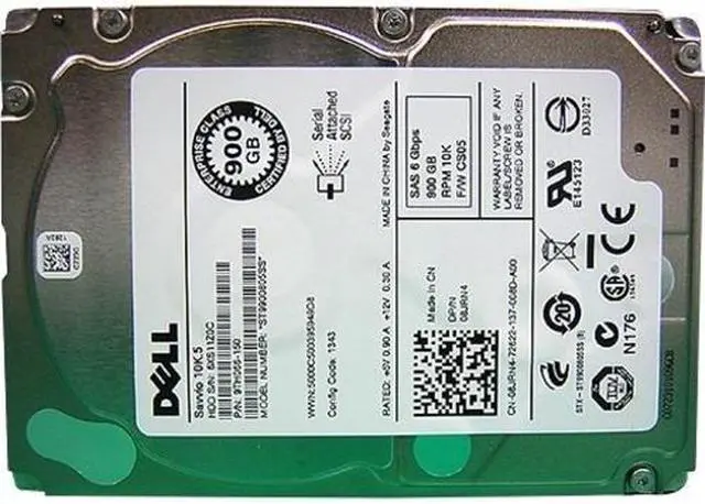 Alt view image 6 of 7 - Dell 8JRN4 900GB SAS 10K 2.5" Hard drive in R-series tray