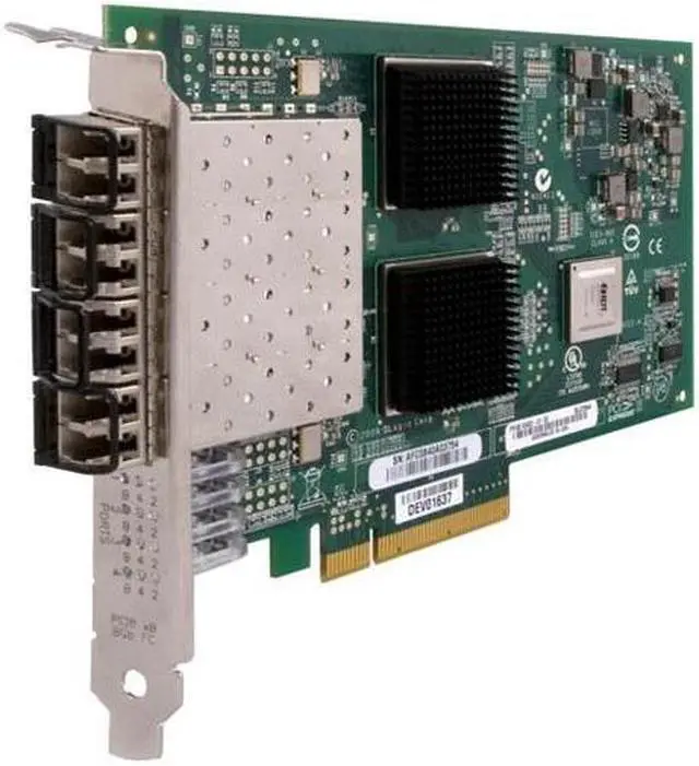 Alt view image 2 of 6 - QLOGIC Qle2564 Sanblade 8Gb Quad Port Pciexpress 2.0 X8 Fibre Channel Host Bus Adapter