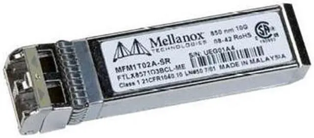 Main image of Mellanox MFM1T02A-SR 10GBase-SR/SW SFP+ Module
