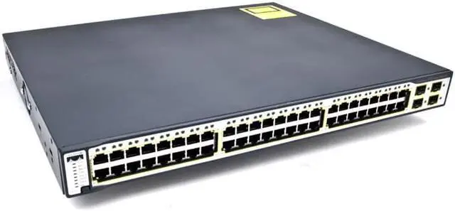 Alt view image 12 of 20 - Cisco 3750 Series 48 Port PoE Switch, WS-C3750-48PS-E, Lifetime Warranty