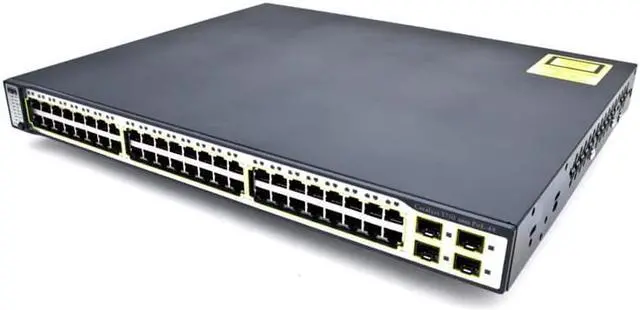 Alt view image 11 of 20 - Cisco 3750 Series 48 Port PoE Switch, WS-C3750-48PS-E, Lifetime Warranty
