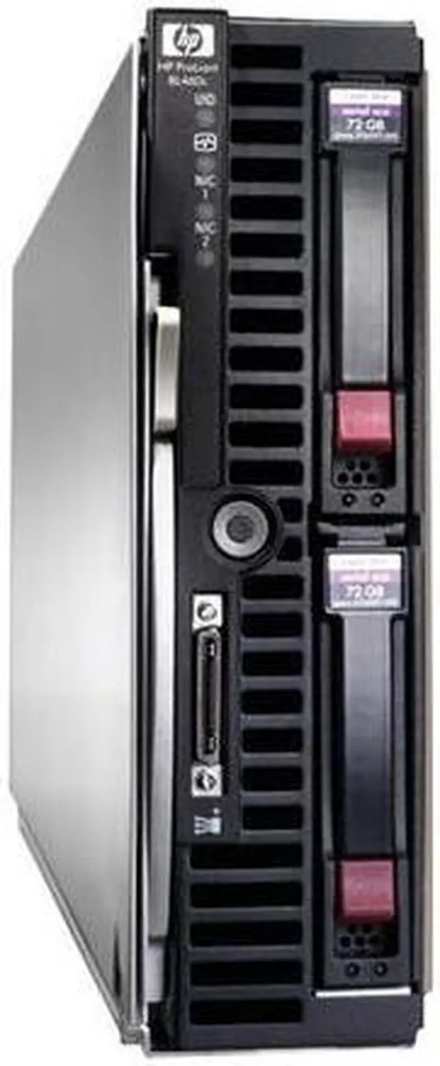 Alt view image 2 of 5 - HP ProLiant BL460c Blade Intel Xeon E5430 2.66 GHz 4GB DDR2 Special Blade Server (485475-001) Intel Xeon processor E5430 (2.66 GHz, 1333MHz) 4GB (2 x 2GB) PC2-5300 DDR2 485475-001